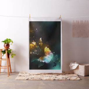 Luminösa fjäril och nattfjärilar tyg
