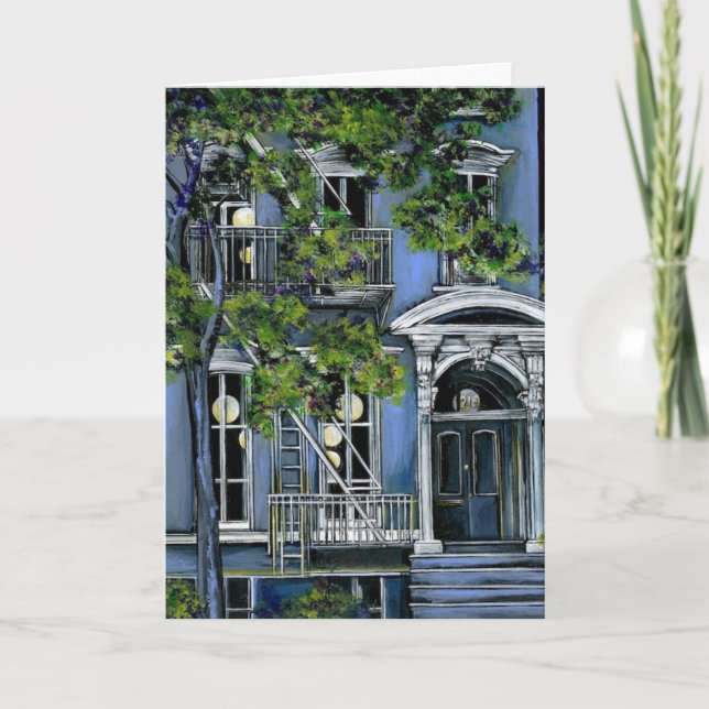 Luminösa kulor inom hälsningskortet kort (Framsida)