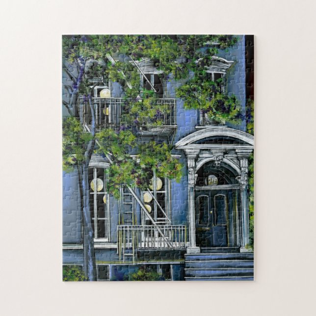 Luminösa sfärer inifrån pussel (Vertikal)