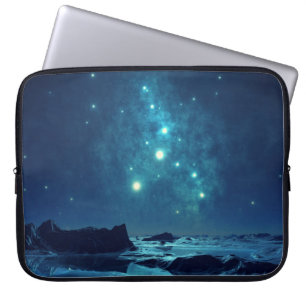 Luminösa stjärnor laptop fodral