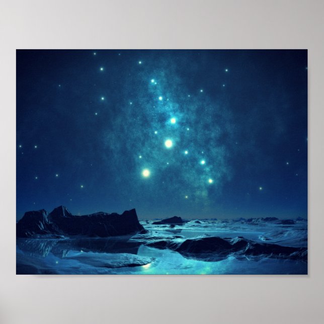 Luminösa stjärnor poster (Framsidan)