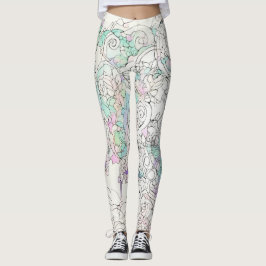 "Luminösa trådar: Radiance in Rörelse" f Leggings