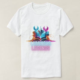 Luminösa utskrifter - Artiklar skiner i neon ljus T Shirt