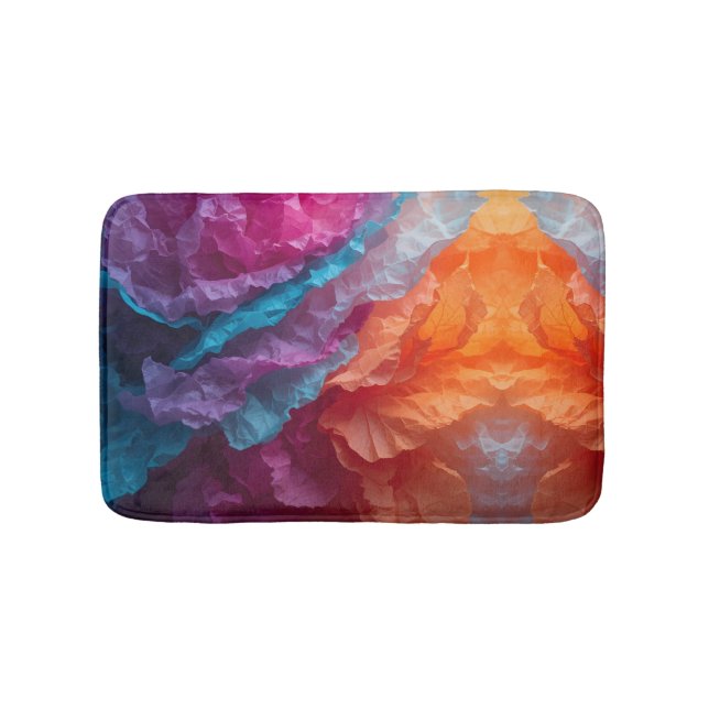 Luminous Abstract Tissue Paper Layers Badrumsmatta (Framsidan)