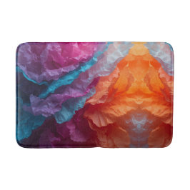 Luminous Abstract Tissue Paper Layers Badrumsmatta