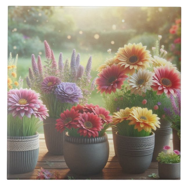 Luminous Bloom Kakelplatta (Framsidan)