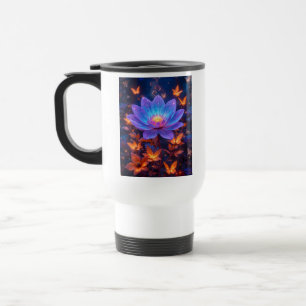 Luminous Blue and Lila Lotus Resemugg