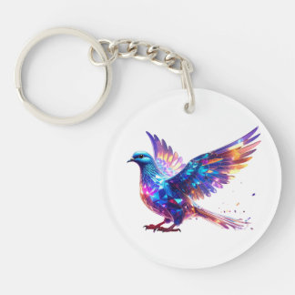 Luminous Crystal Dove Art Print