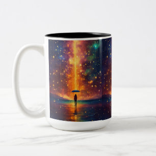 "Luminous Delight: Colorful Sunlight Inspired Mugg