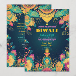 Luminous Diwali Splendor Inbjudningar