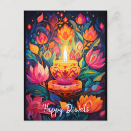 Luminous Diwali Splendor Vykort