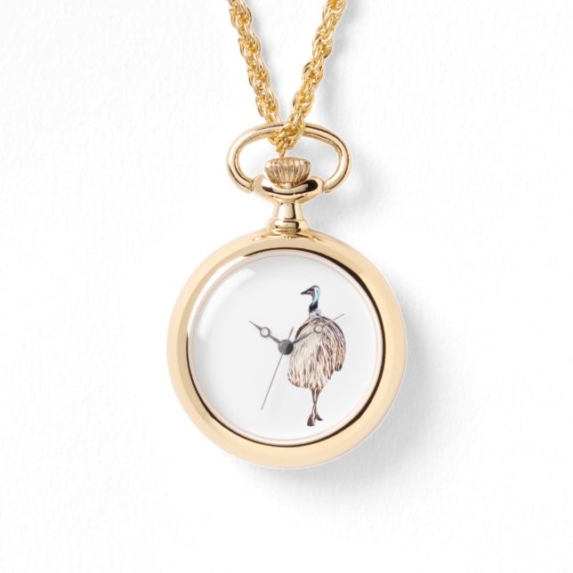 Luminous Emu Art Armbandsur (Framsida)