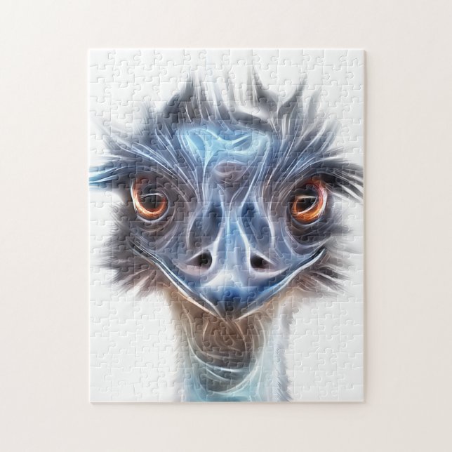 Luminous Emu Art Pussel (Vertikal)