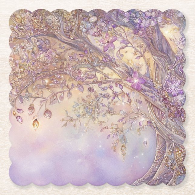 Luminous Forest Papper Underlägg (Framsida)