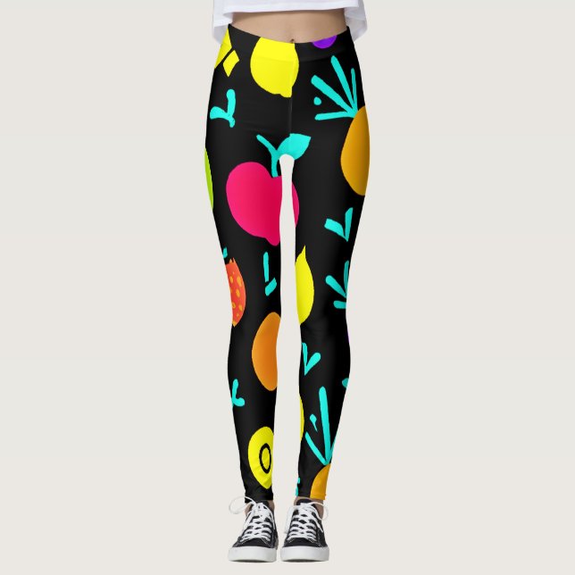 Luminous Fruit Fiesta Leggings (Framsida)
