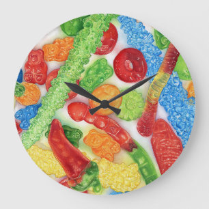 Luminous Lollies Stor Klocka