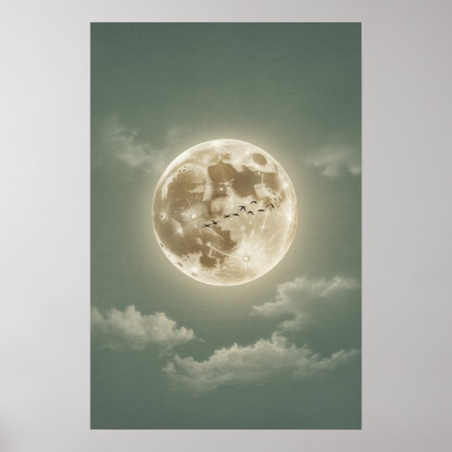 Luminous Moonrise Poster (Framsidan)