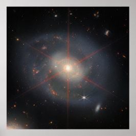 Luminous NGC 7469 Galaxy | JWST Poster