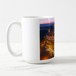 Luminous Roman Colosseum Nightscape Kaffemugg