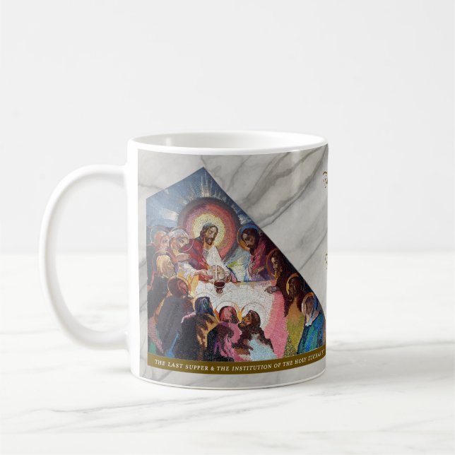 Luminous Rosary Mysteries Item #5: Last Supper Kaffemugg (Vänster)