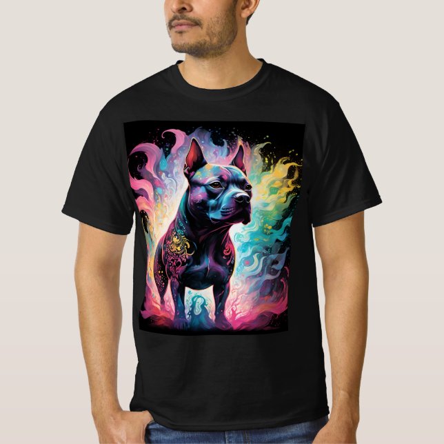 Luminous Sentinel: A HoloGraph Stbudsdshire T Shirt (Framsida)