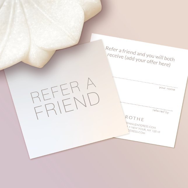 Luminous Silver Salon Spa Customer Referral (Skapare uppladdad)