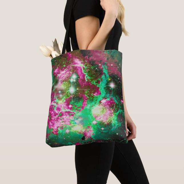 Luminous Star Fält Tote Bag Tygkasse (Närbild)