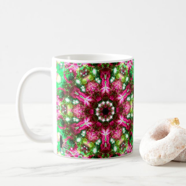 Luminous Stellar Kaleid Kaffemugg (Med munk)