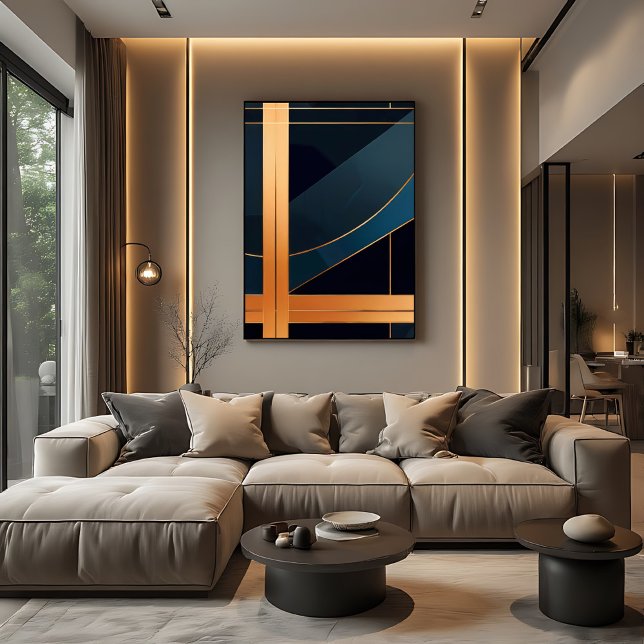 Luminous Structure Canvastryck (Skapare uppladdad)