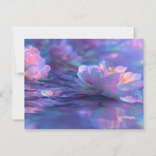 Luminous Vatten Lilies Vykort