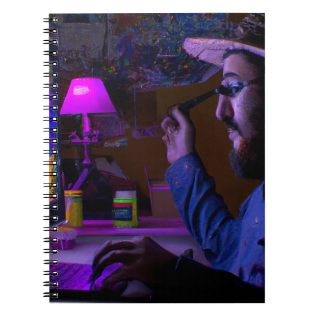 Luminous Whimsy /Artistic Notebook Anteckningsbok (Framsidan)