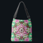 Luminous Zen Lotus Axelväska<br><div class="desc">In a stellar kaleidoscope the spirit of the Zen Lotus centers its energy. Center your energy and become as one with this cosmic tote of the new age. Pack your bag with your mat and block and blanket and head for the ashram to do your practice. Perfect for all your...</div>