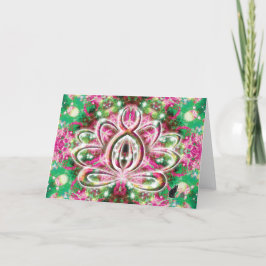 Luminous Zen Lotus Kort