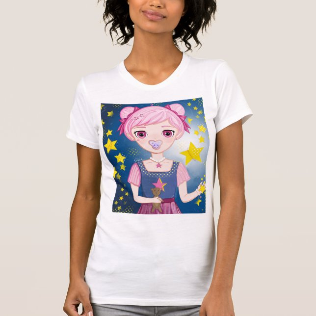 Lumis värld animekonst T-shirts  (Framsida)