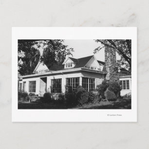 Lummi Island, WA - View Loganita Lodge Photograp Vykort