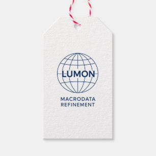 Lumon Makrodataförädling Presentetikett
