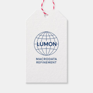 Lumon Makrodataförädling Presentetikett