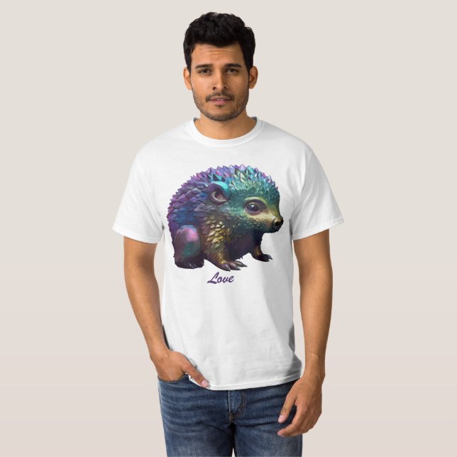 Lumos the Hedgehog T Shirt (Hel framsida)