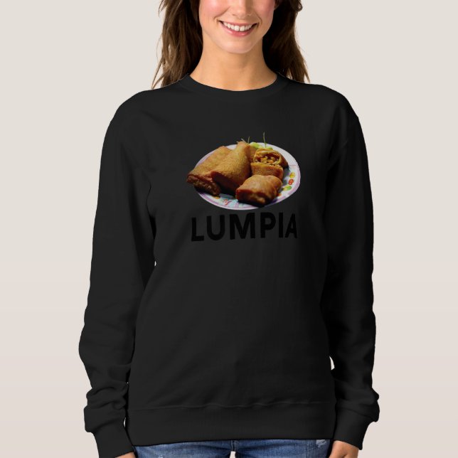 Lumpia Filipino Love Spring Roll Asian Snack Food  T Shirt (Framsida)