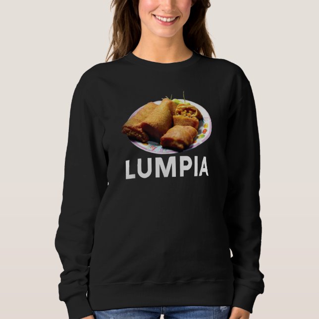 Lumpia Filipino Love Spring Roll Asian Snack Food  T Shirt (Framsida)