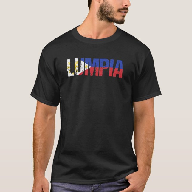 Lumpia Filippinerna Food Pinay Pinoy Filipina Fili T Shirt (Framsida)
