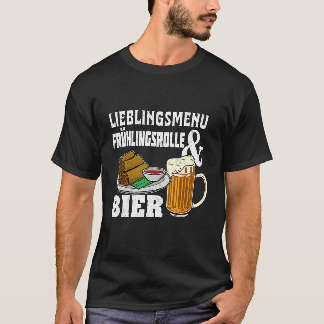 Lumpia Vår Roll Asian Cuisine 11 T Shirt (Framsida)