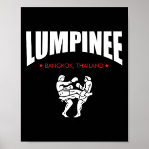 Lumpinee Boxing Stadium Bangkok Thailand Best Papp Poster