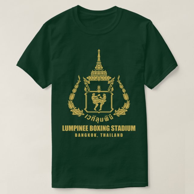 LUMPINEE MUAY THAI BOXING STADIUM THAILAND T SHIRT (Design framsida)