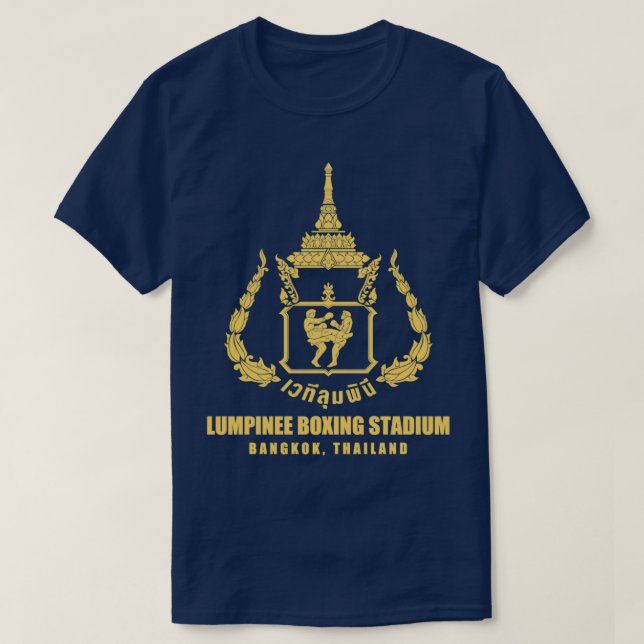 LUMPINEE MUAY THAI BOXING STADIUM THAILAND T SHIRT (Design framsida)