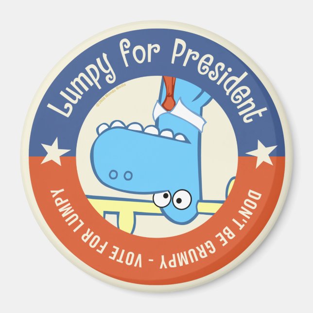 Lumpy for President Magnet (Framsidan)