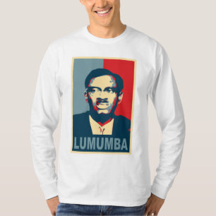 Lumumba för president tee shirt