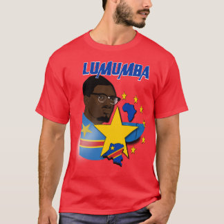 Lumumba Panafrikansk ledare T Shirt