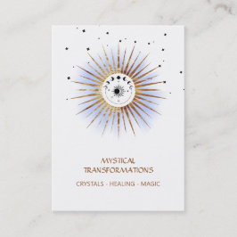 *~* Luna Boho Celestial Lunar Måne Magic Light Visitkort