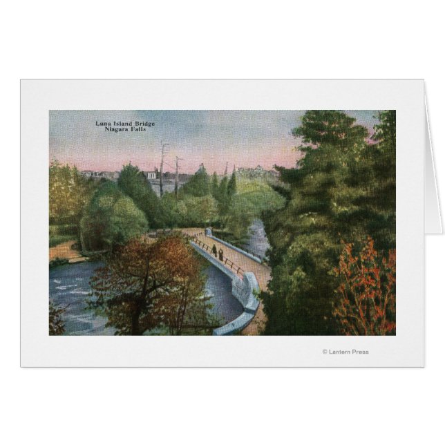 Luna-bron Hälsningskort (Framsidan Horizontal)